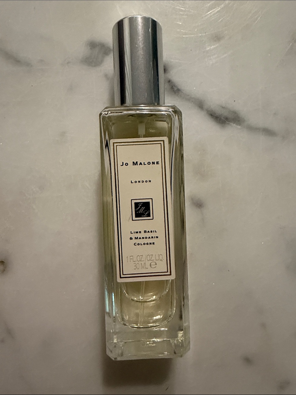 Jo Malone Lime Basil & Mandarin Cologne - Slightly used see photos